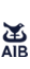 AIB logo with white background
