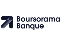 Boursorama Banque logo in black and white