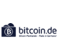 bitcoin de logo with white background