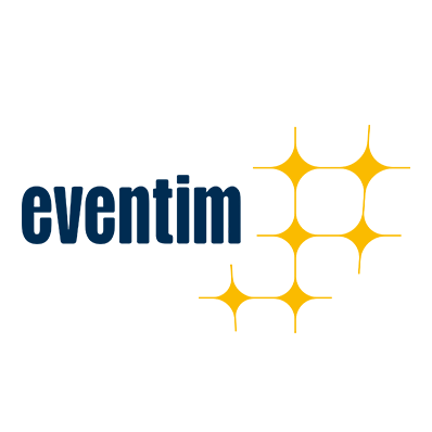 eventim logo with stars and white background