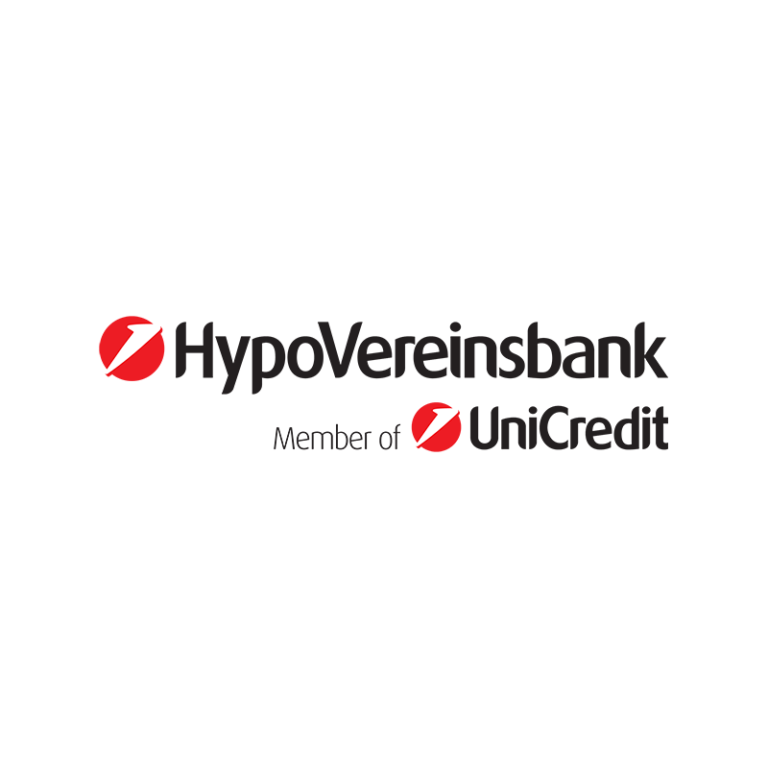 HypoVereinsbank logo member of unicredit with white background