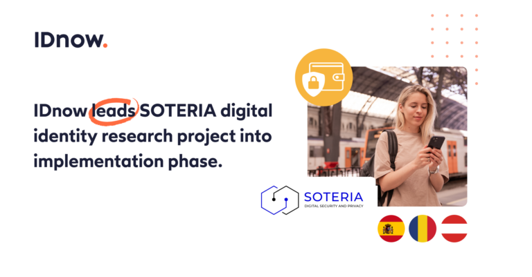 IDnow leads SOTERIA digital identity research project into implementation phase