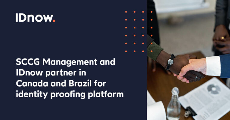 SCCG Management and IDnow partner in Canada and Brazil for identity proofing platform service