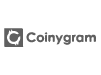 Coinygram logo in gray