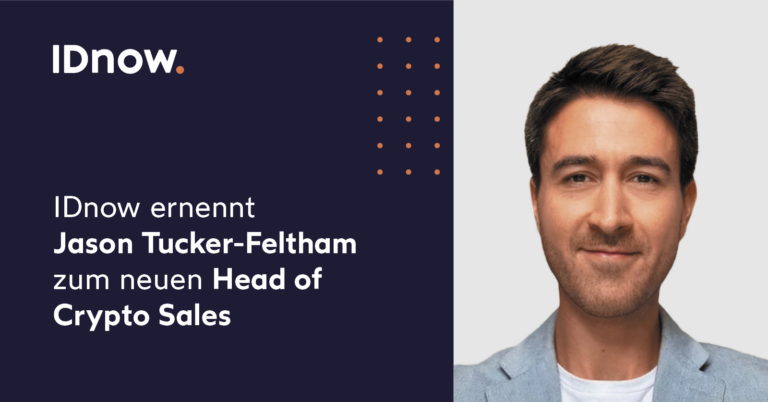 IDnow ernennt Jason Tucker-Feltham zum neuen Head of Crypto Sales