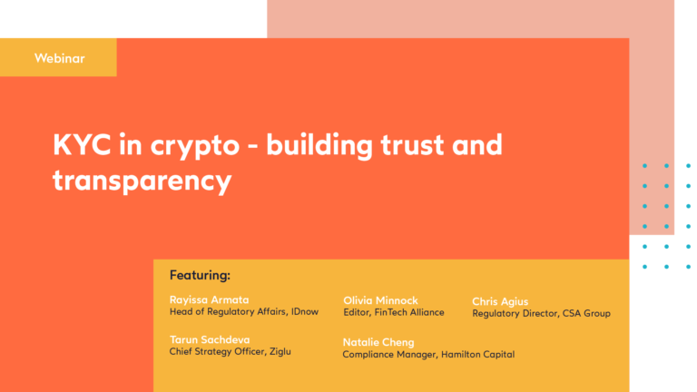 Learn in our panel discussion how KYC can boost trust and confidence in the crypto space.