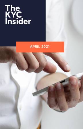 The KYC Insider cover page April 2021