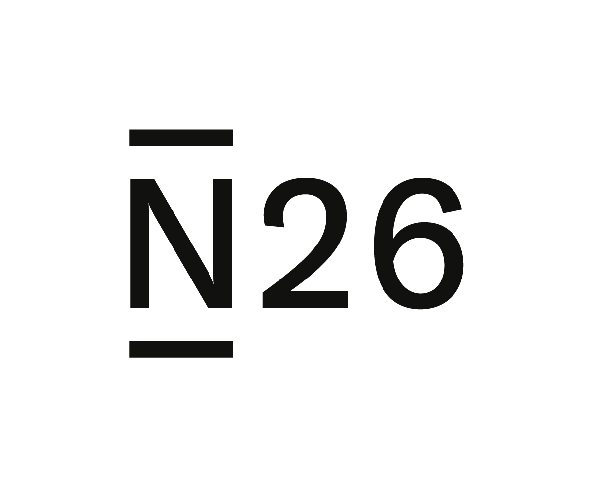 N26 logo in black with white background