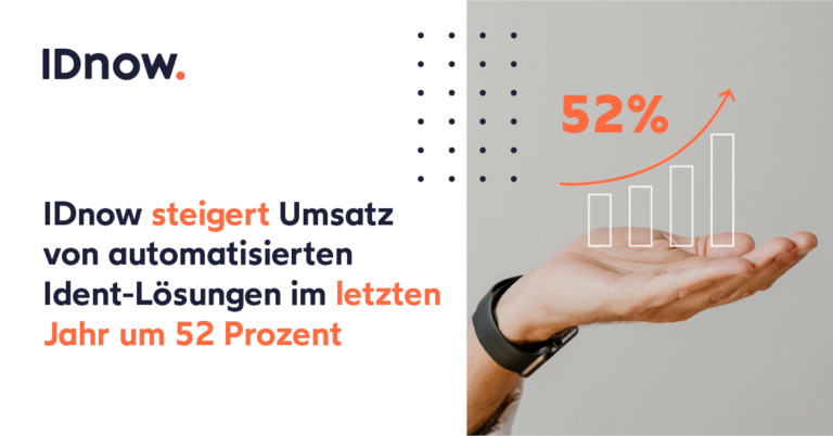 IDnow steigert Umsatz von automatisierten Ident-Lösungen im letzten Jahr um 52 Prozent