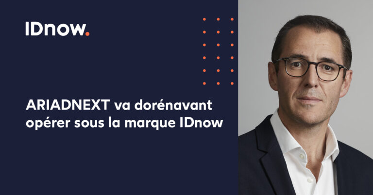 Bertrand Bouteloup CCO IDnow ARIADNEXT