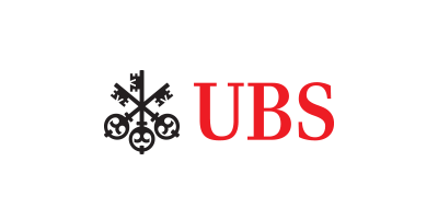 UBS logo in red with 3 keys overlapping in white background