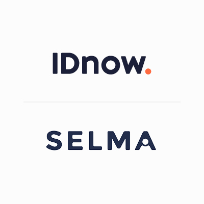 IDnow and selma logo with white background