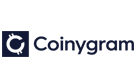 coinygram logo with white background