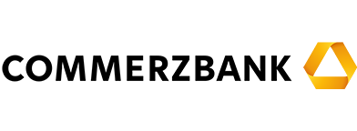 commerzbank logo in black and white font