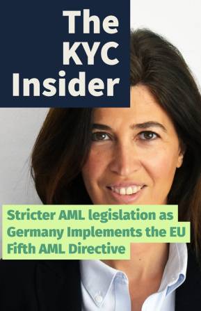 The KYC Insider cover page Stricter AML legislation as Germany Implements the EU Fifth AML Directive