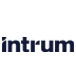 intrum logo in black and white