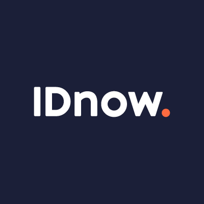 IDnow logo in white on blue background thumbnail
