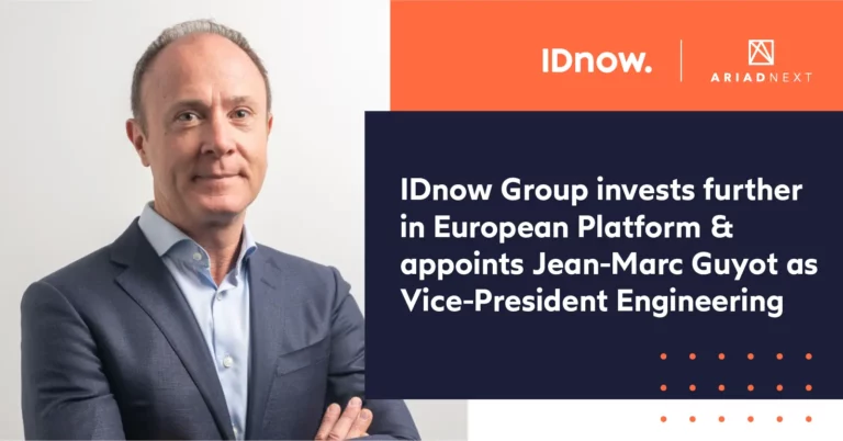 IDnow Group invests further in European Platform & appoints Jean-Marc Guyot as Vice-President Engineering lead image with Jean-Marc Guyot in jacket