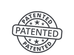 patent logo in a circle with stars