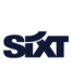 sixt logo in black with white background