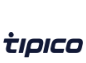 tipico logo black and white background