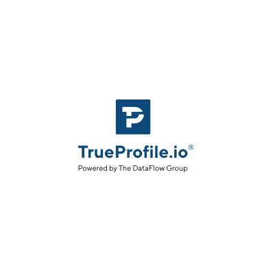 TrueProfile logo with white background